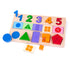 Bigjigs Toys: Puzzle des fractions en bois Mes premières fractions Puzzle