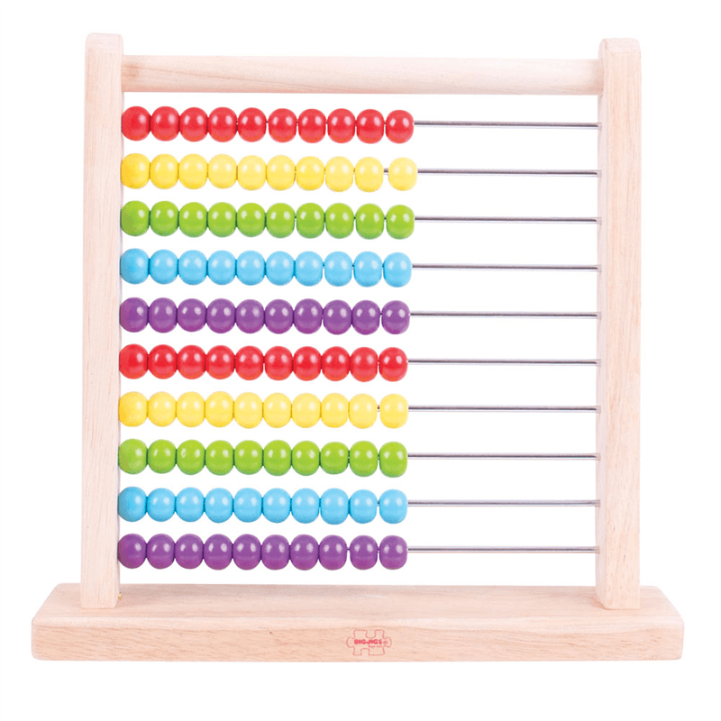 BigJigs igračke: abacus drveni abacus