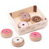 Hračky Bigjigs: kobliha Crate Wooden Donuts