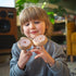 BigJigs Rotaļlietas: Donut Crate koka virtuļi