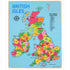 „Bigjig“ žaislai: Didžiosios Britanijos salų medinis dėlionės žemėlapis
