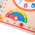 Giocattoli bigjigs: calendario del consiglio di istruzione e orologio
