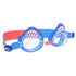 Bling2o: Aqua2ude blue shark swimming goggles