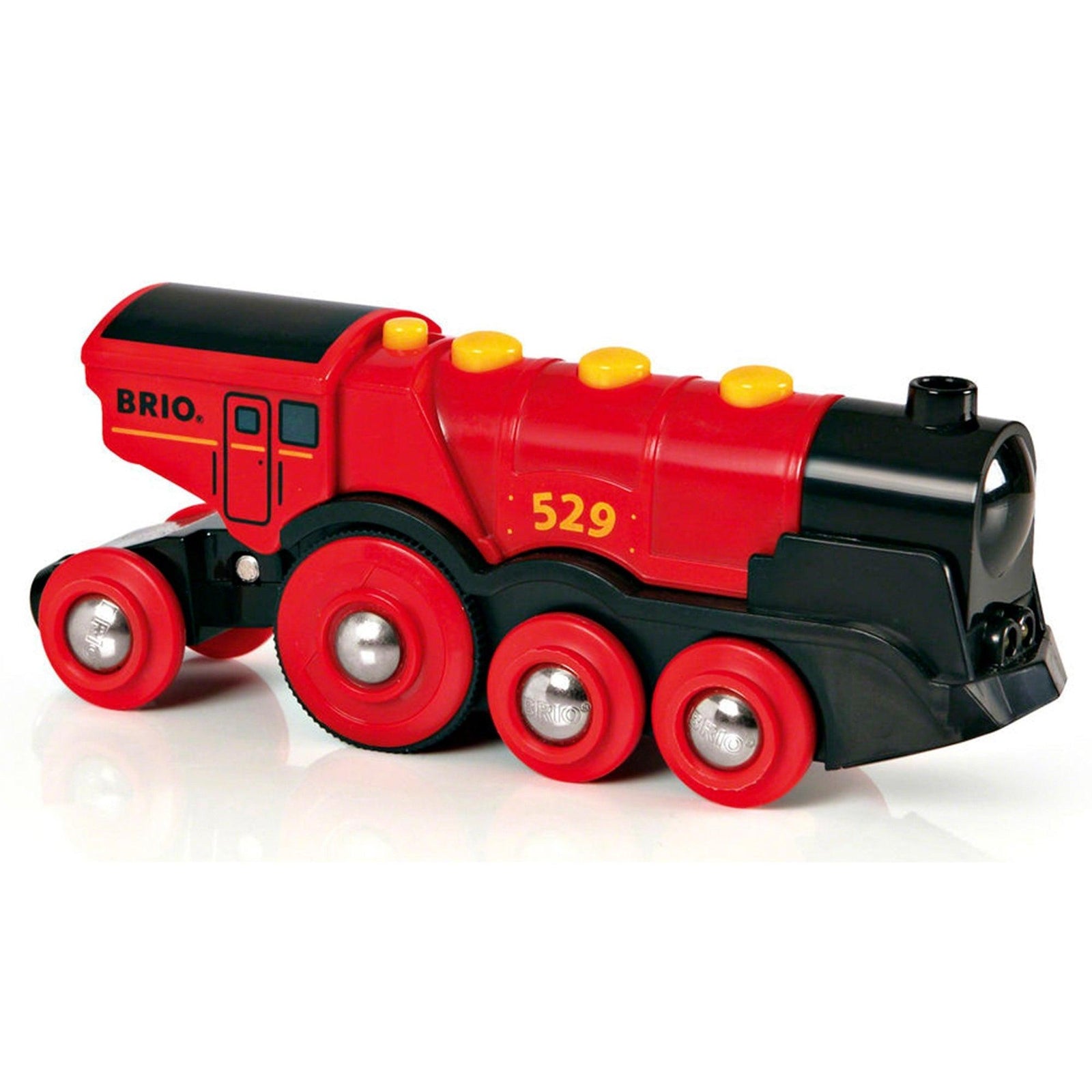 BRIO: red battery locomotive Mighty Red Action Locomotive World