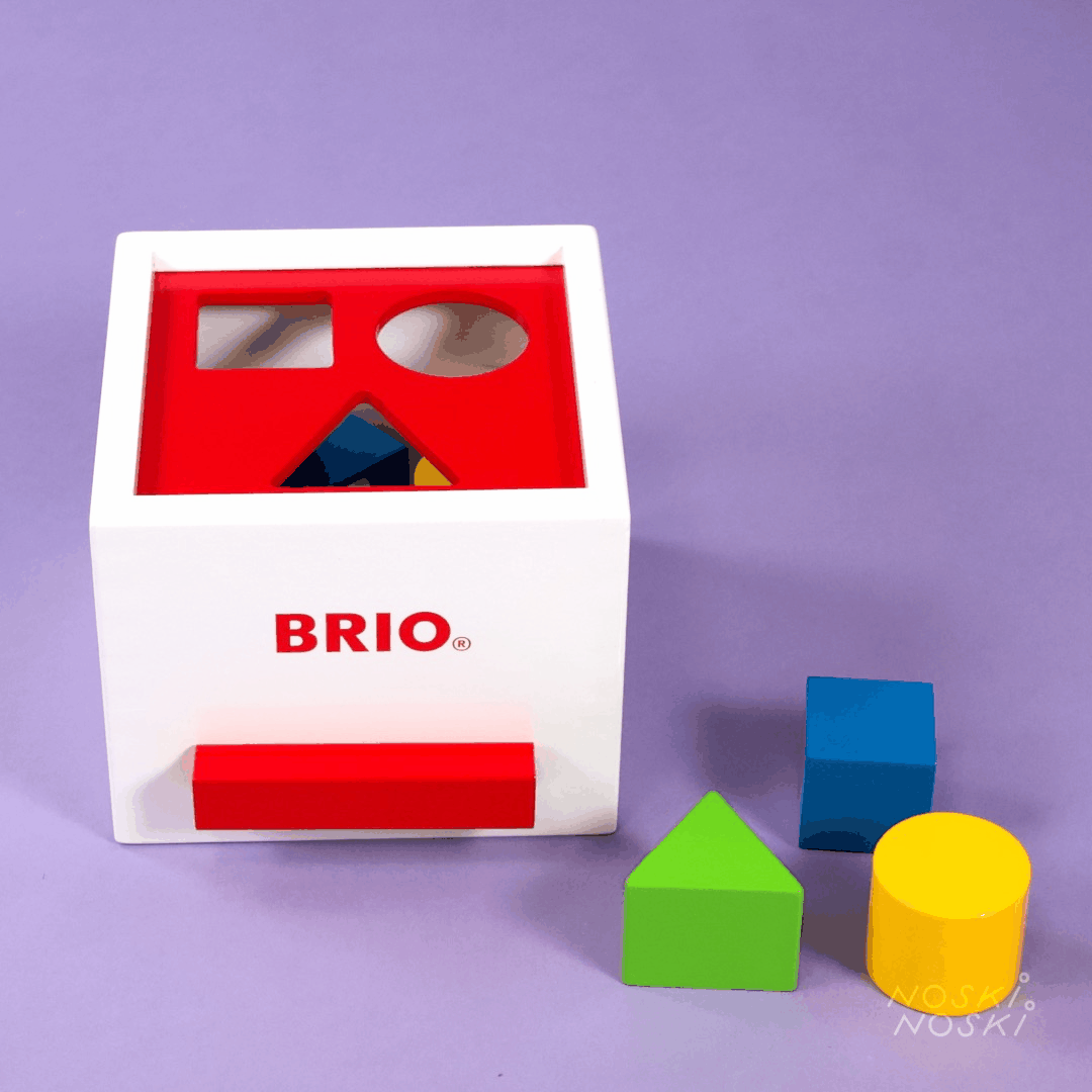 Brio: Wood Shape Sorter válogató doboz