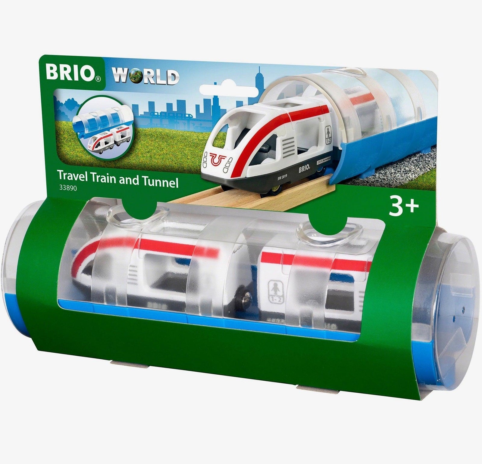 BRIO: passenger train with World tunnel