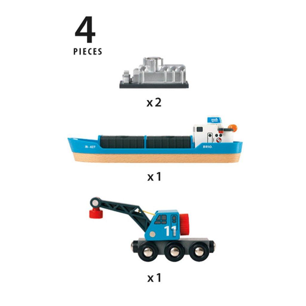 BRIO: container ship with crane World