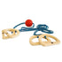 Toys BS: corde d'animation avec balle en bois