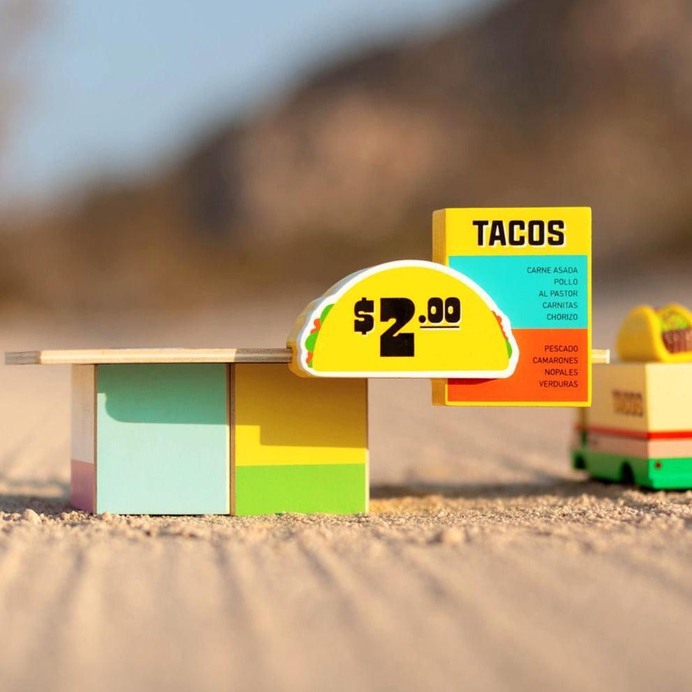 Candylab -lelut: Taco Food Shack Booth