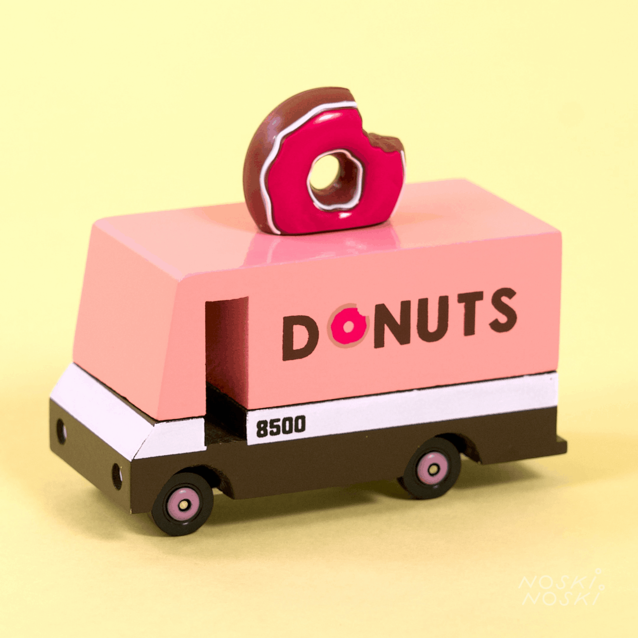 Juguetes Candylab: Donut de camión de comida de madera
