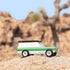 Igračke za kandilaba: drveni automobil Big Sur Green