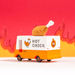 Juguetes Candylab: furgoneta de pollo frito de madera