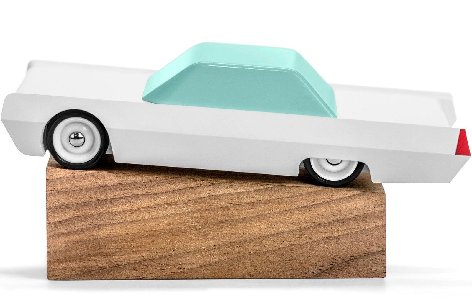 Candylab Toys: wooden car White Beast