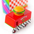 „Candylab“ žaislai: medinis mėsainių furgonas