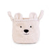 Detský: Teddy Bear Toy Basket Off White S