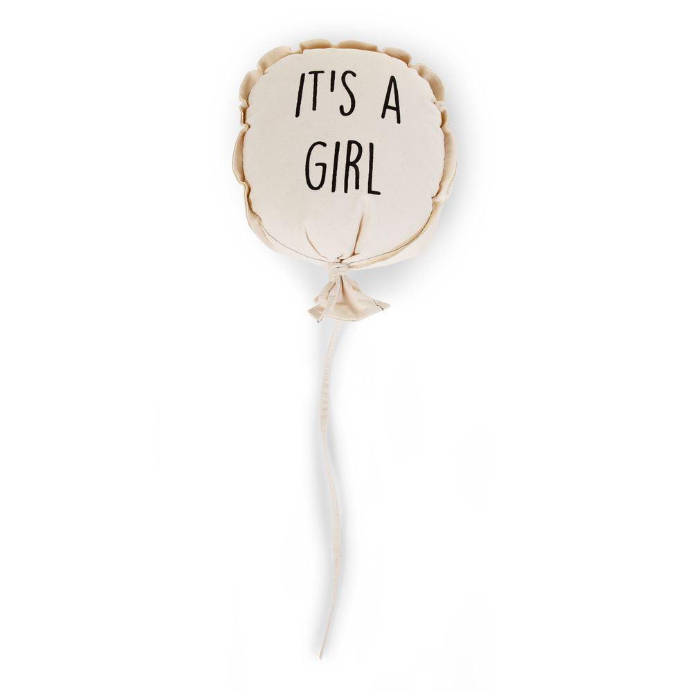 Childhome: dekorativ canvasballon It's a Girl