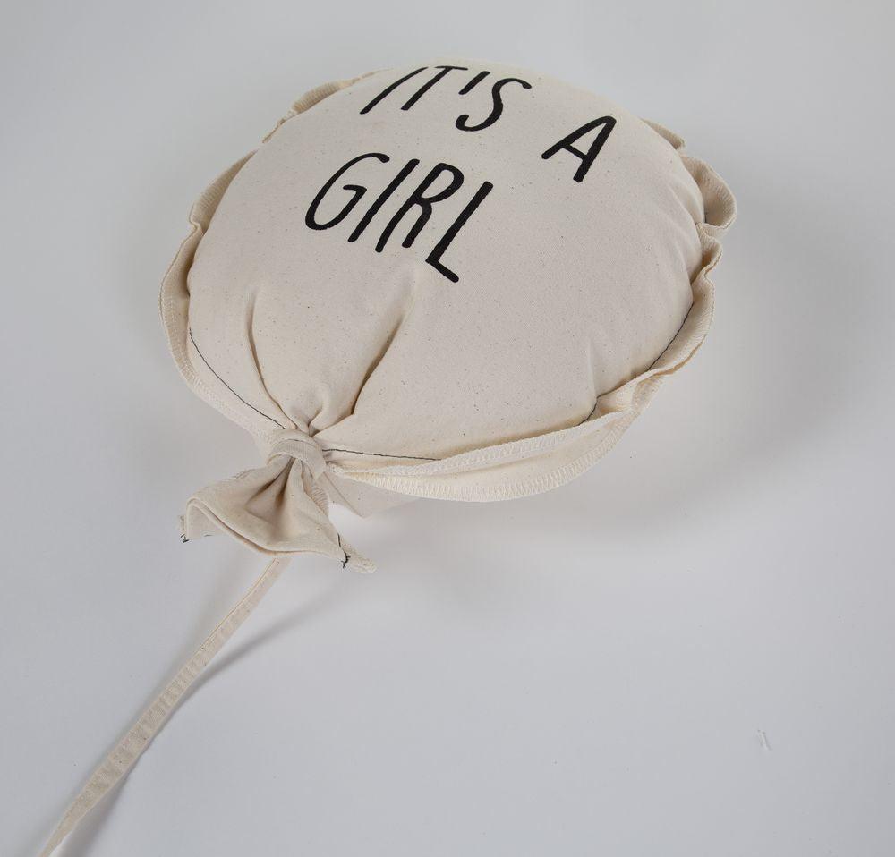 Childhome: Canvas Decorative Ballon Es ist ein Mädchen