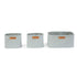 Childhome: suspended containers 3 pcs Light Grey