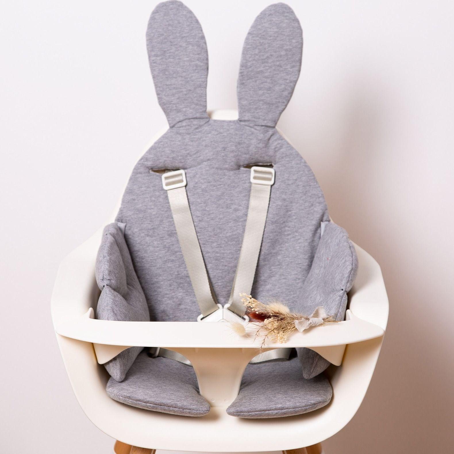 Childhome: универсална вложка за количка или столче за хранене Bunny Grey rabbit