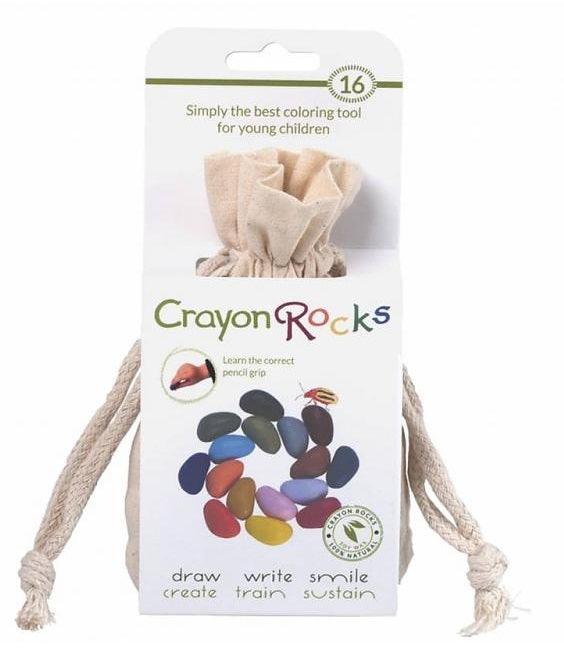 Crayon Rocks: Cotton pebble crayons 16 pcs.