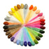 Crayon Rocks: Crayons de galets dans une pochette de coton 32 PCS.