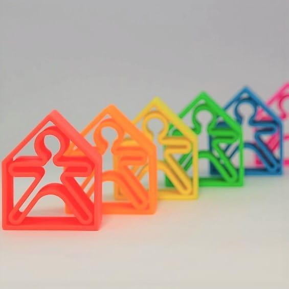 Dena: Kid + House neon silicone shapes - Kidealo