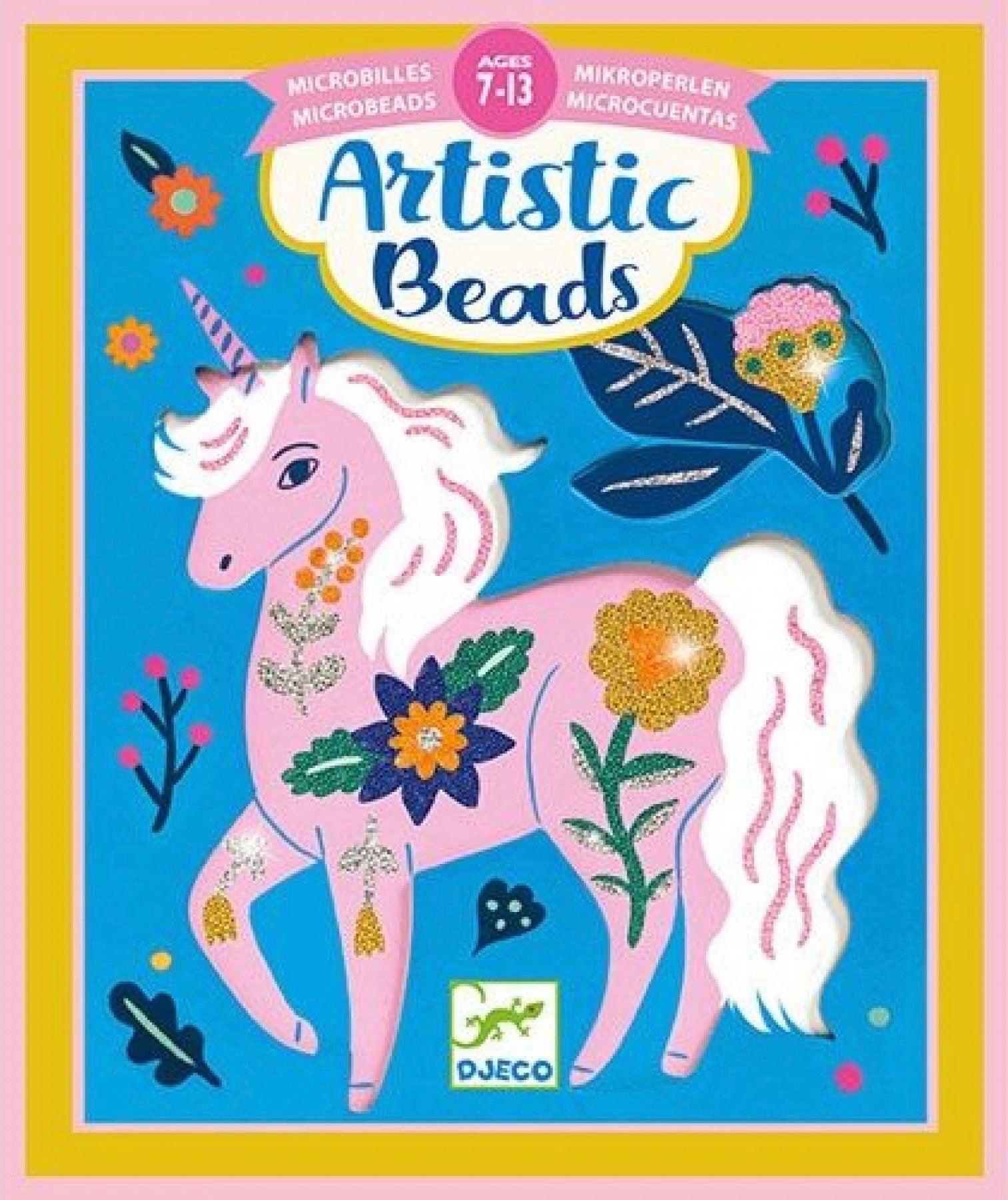 Djeco: Artistic Beads Flowers and Fur
