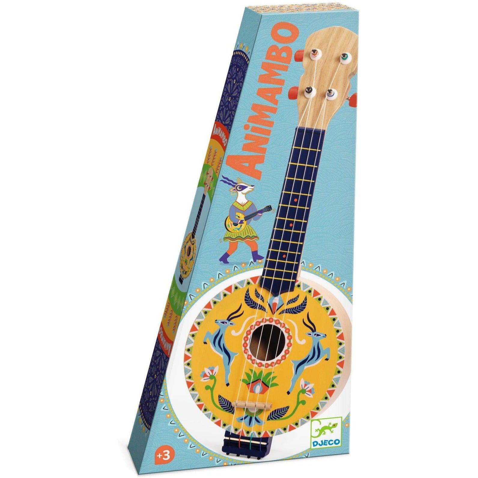 Djeco: animambo s štirimi strunami banjo