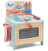Djeco: wooden kitchen with accessories Blue Cooker