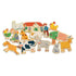 Djeco: Wooden magnets with animals Farm