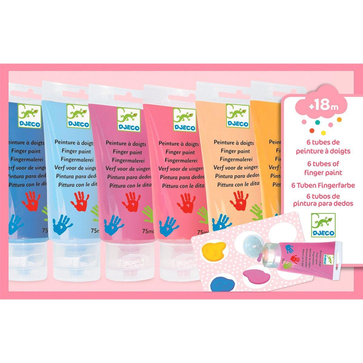 Djeco: finger paints in tubes Sweet - Kidealo