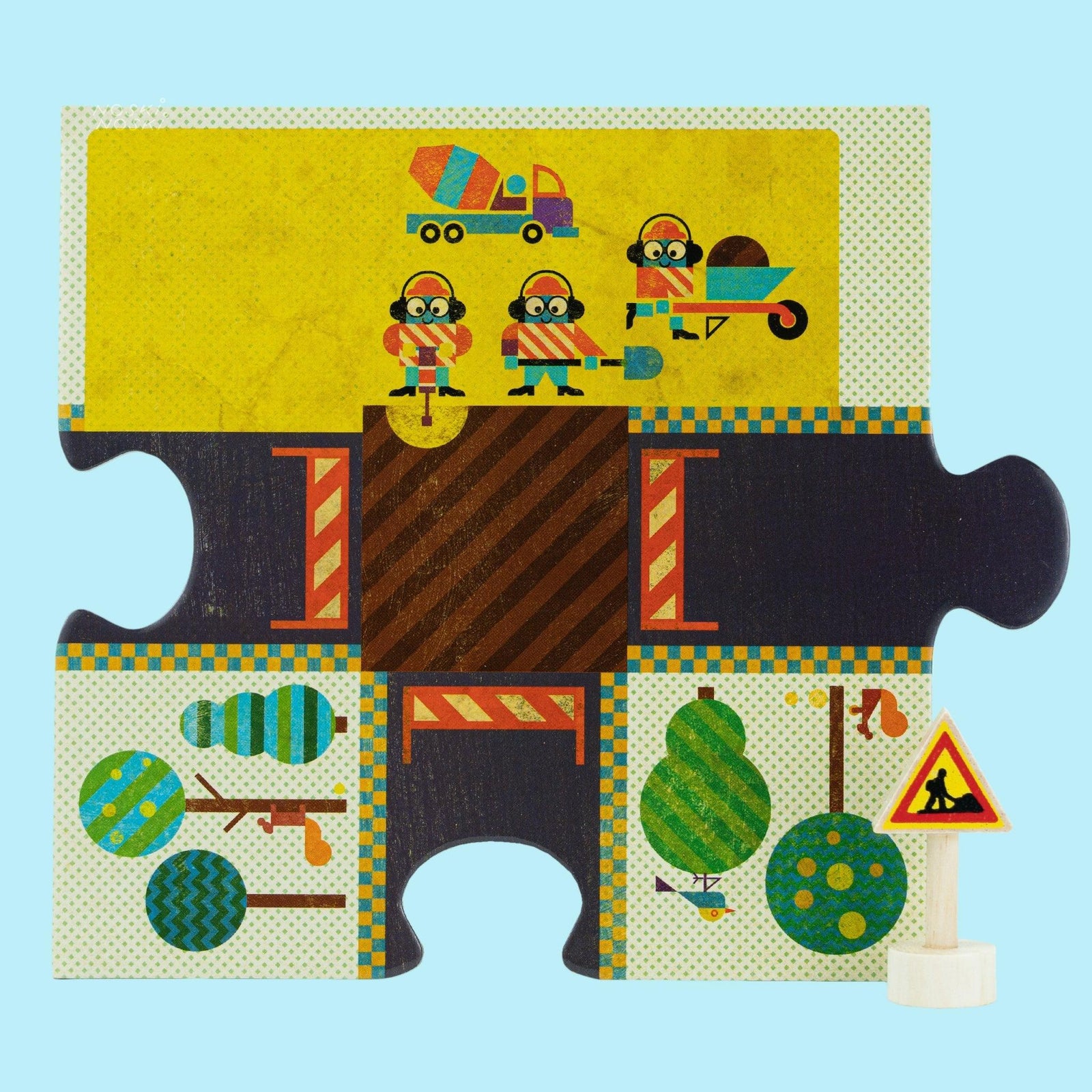 Djeco: Giant puzzle Streets and Signs 24 el. - Kidealo