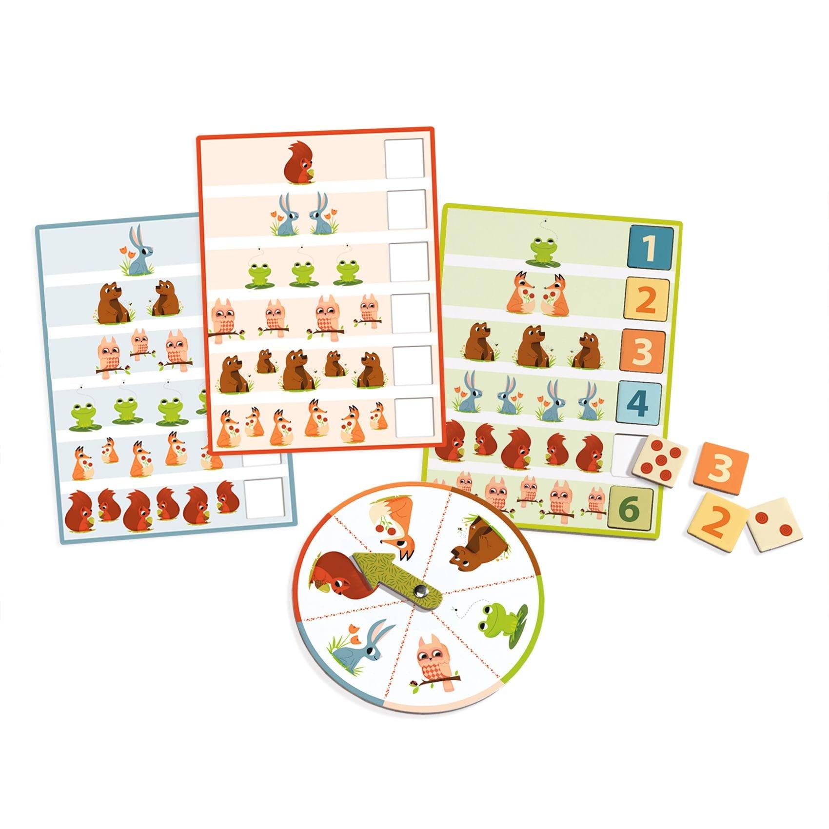 Djeco: Eduludo Bingo 1,2,3 educational game