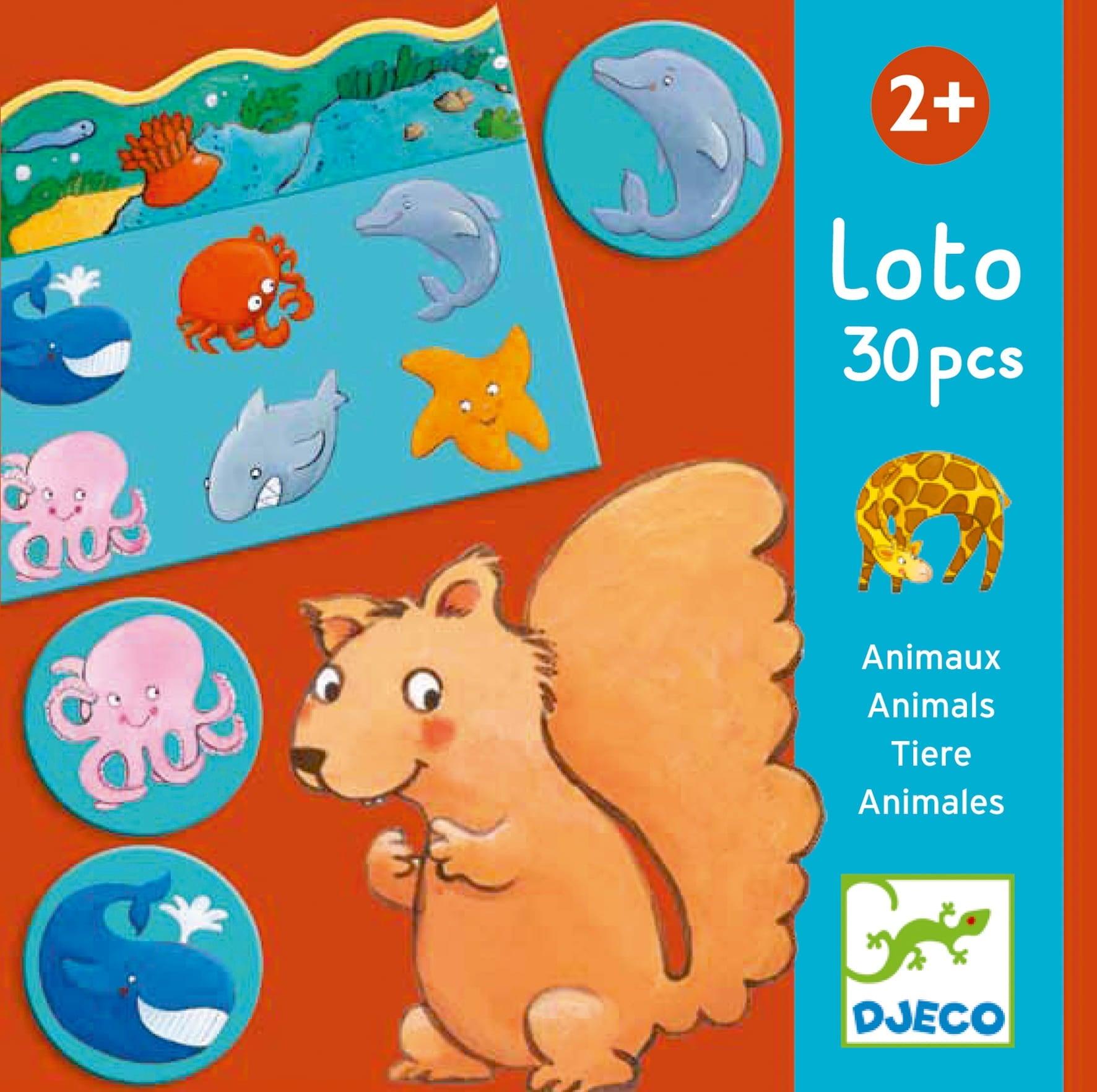 Djeco: educational game loto Animals