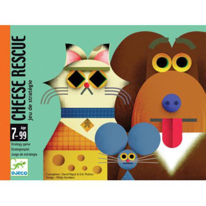 Djeco: игра на карти Save Cheese Rescue