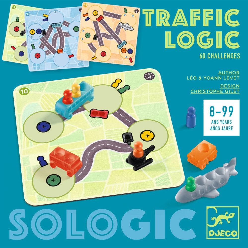 DJECO: jeu de puzzle de la logique du trafic
