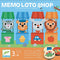 Djeco: игра с памет Memo Loto Shop