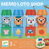 Djeco: игра с памет Memo Loto Shop