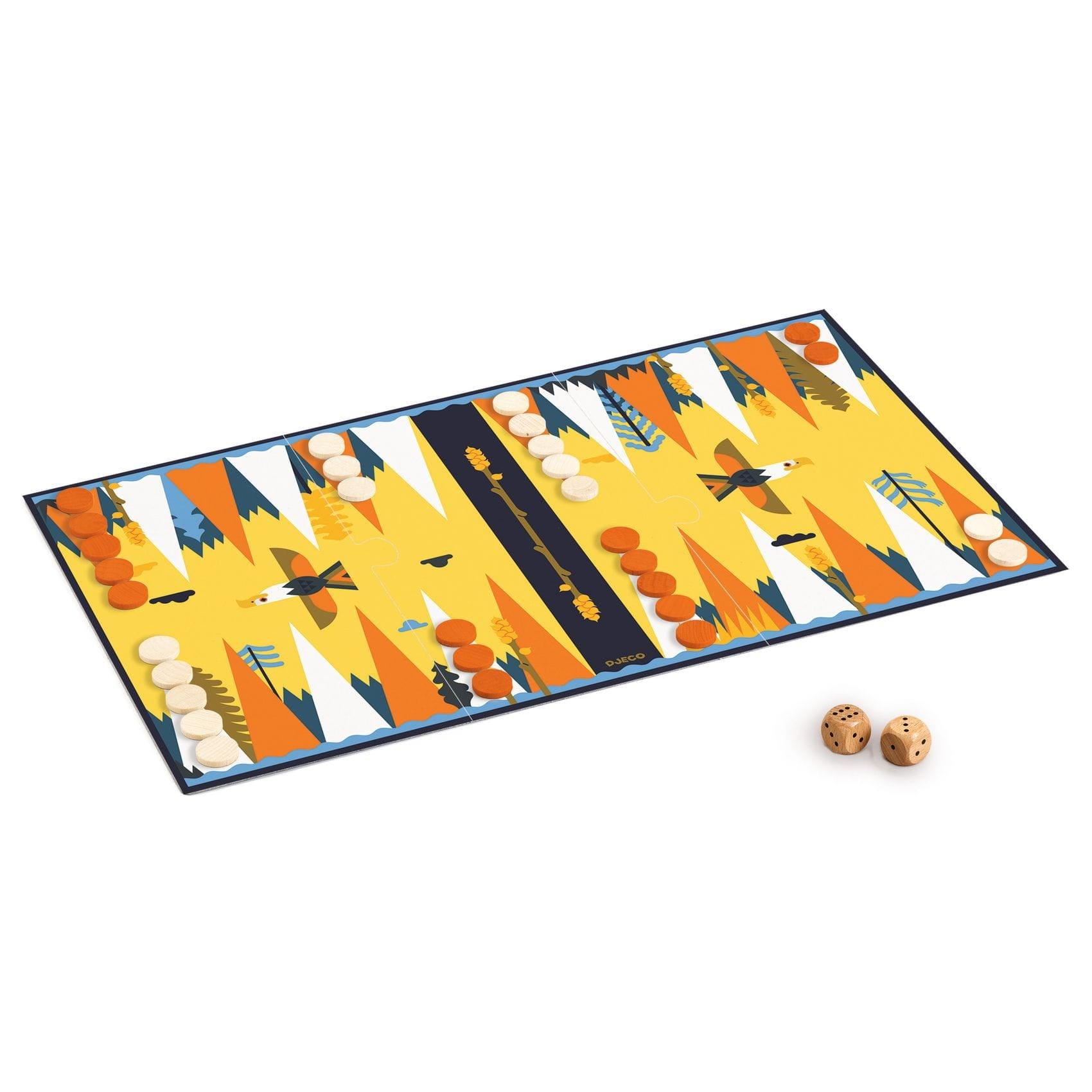 DJECO: jeu de société backgammon