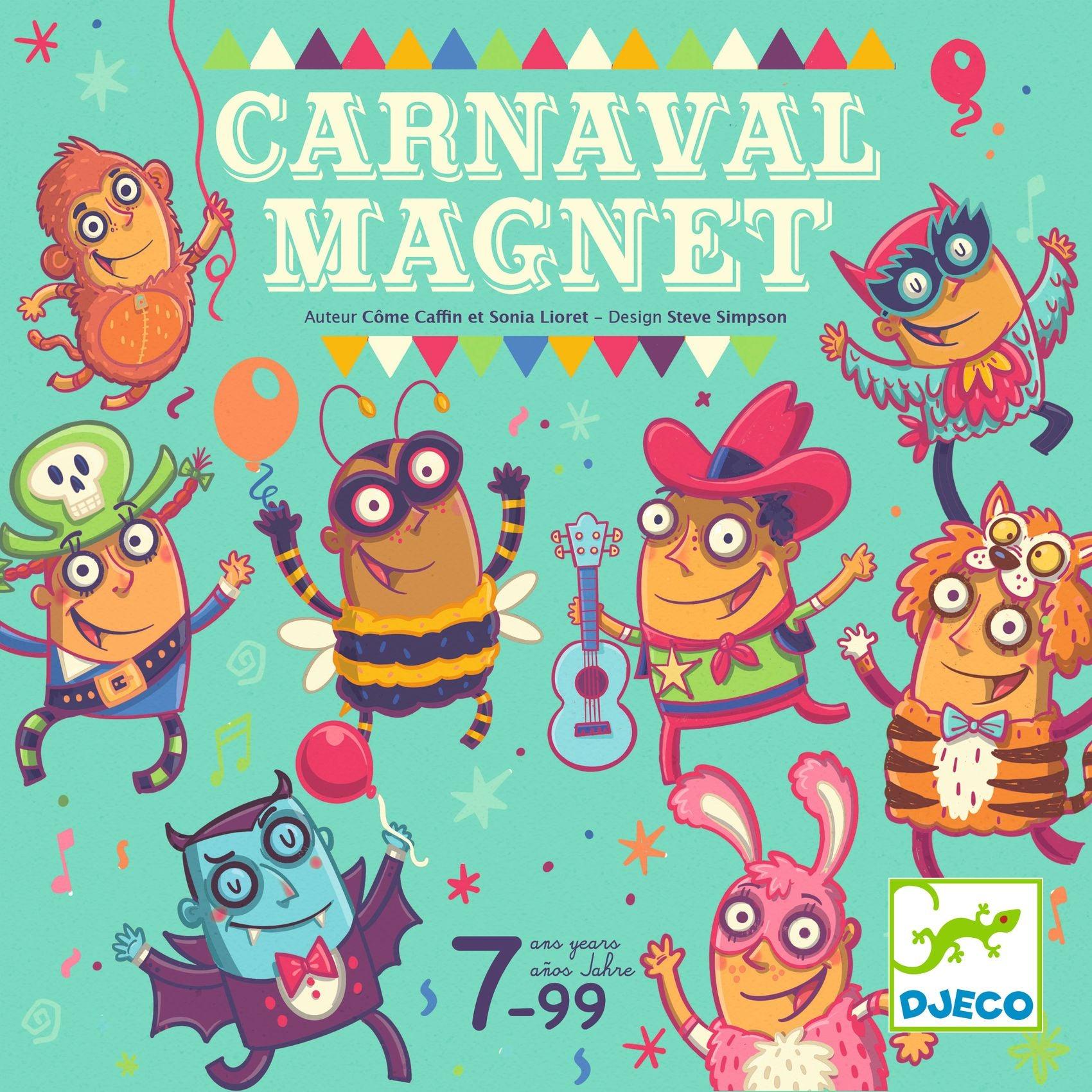 DJECO: Game de conseil d'aimant Carnaval