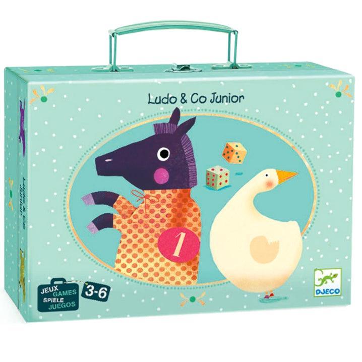 Djeco: Ludo & Co Junior suitcase games - Kidealo