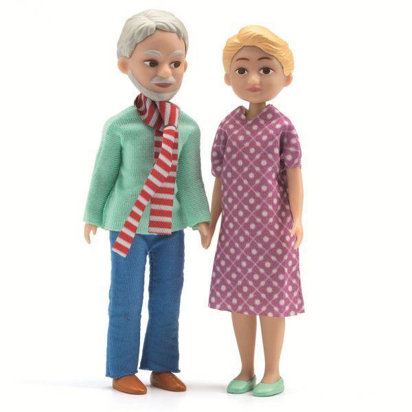 Djeco: Grandma and Grandpa play dolls - Kidealo