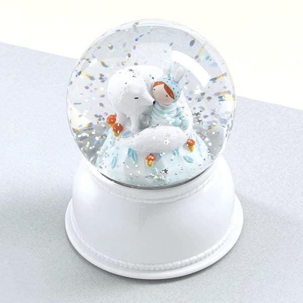 Djeco: Lila & Pupi lamp/snow globe - Kidealo
