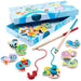Djeco: magnetic fishing rod arcade game Duck Fishing - Kidealo