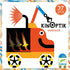 Djeco: Kinoptik Vehicules magnetic moving puzzle - Kidealo