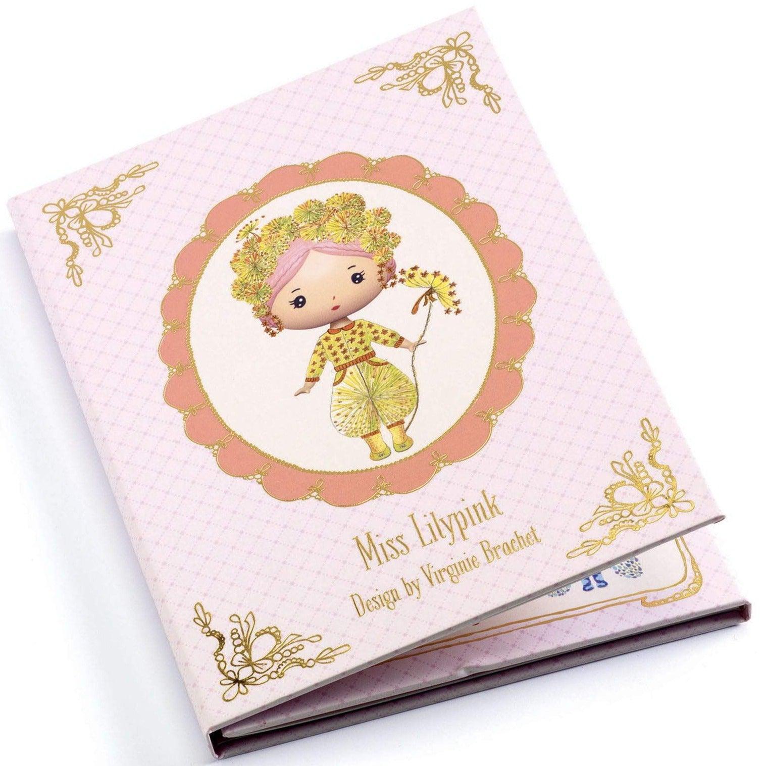 Djeco: Miss Lilypink Tinyly stickers