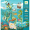 Djeco: pegatinas de aventura marina reutilizables