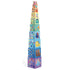Djeco: Πυραμίδα από χαρτόνι μπλοκ Rainbow