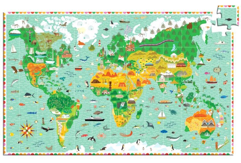 Djeco: Observation puzzle Around the World 200 el. - Kidealo