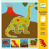 Djeco: Шаблони за проследяване на динозаври